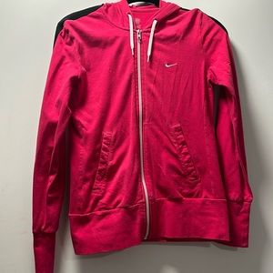 Nike hooded zipped jacket.